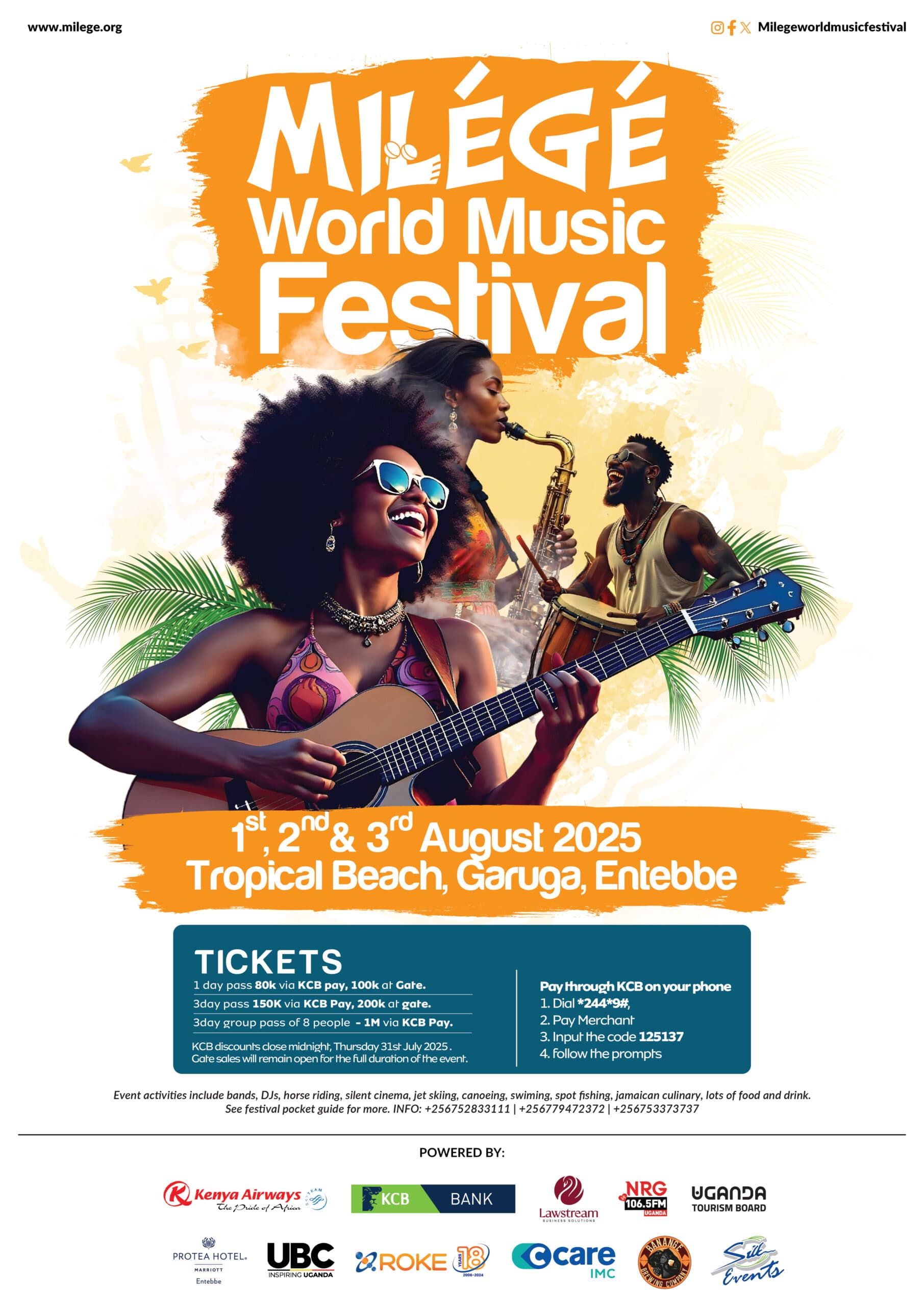 Milege World Music Festival 2025 Poster
